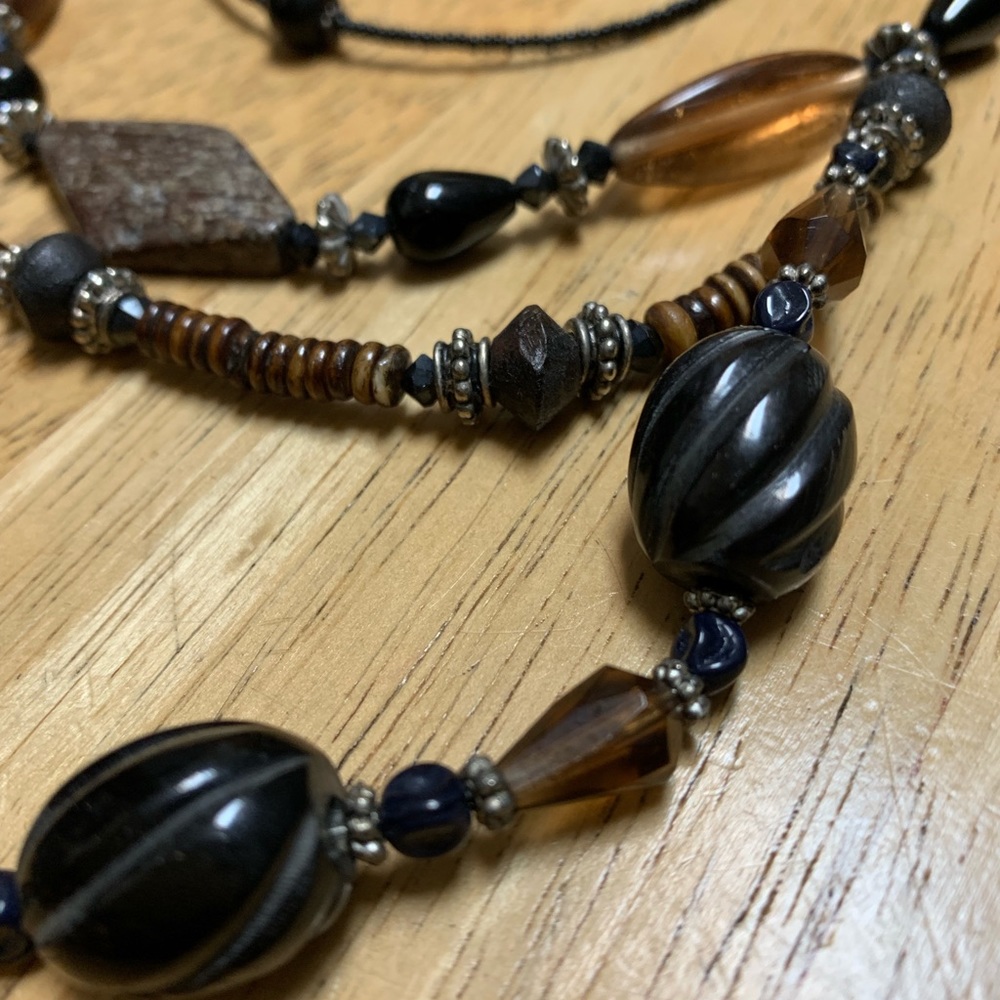 Necklace - multi tiered handmade